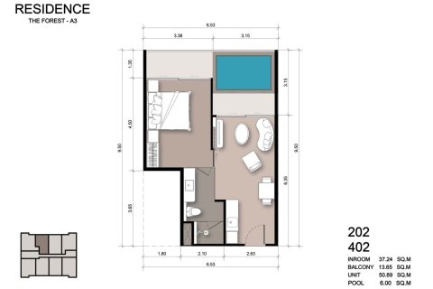 Condo in Patong, Thailand, 1 bedroom  № 165892 - photo 19