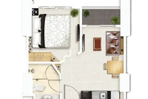 Condominio de 1 dormitorio en Pattaya, Tailandia № 210866 - foto 26