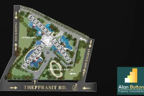 Condominio de 1 dormitorio en Pattaya, Tailandia № 210866 - foto 19