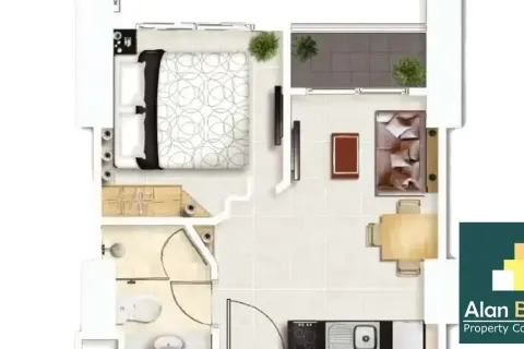 Condominio de 1 dormitorio en Pattaya, Tailandia № 210866 - foto 3