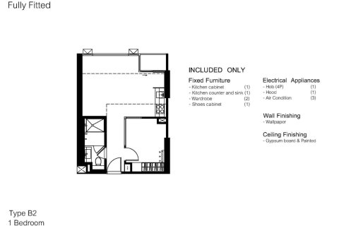 Condo à Bangkok, Thaïlande, 2 chambres  № 166329 - photo 7
