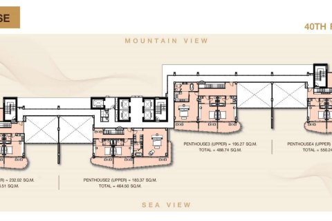 Пентхаус в Паттайе, Таиланд с 4 спальнями  № 166332 - фото 18