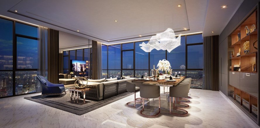 Condo à Bangkok, Thaïlande, 3 chambres  № 180934