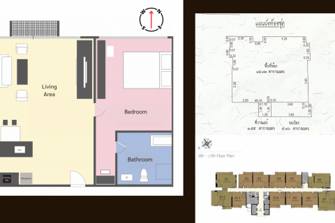Studio in the Condo in Khlong Toei, Bangkok, Thailand  № 138031 - photo 6