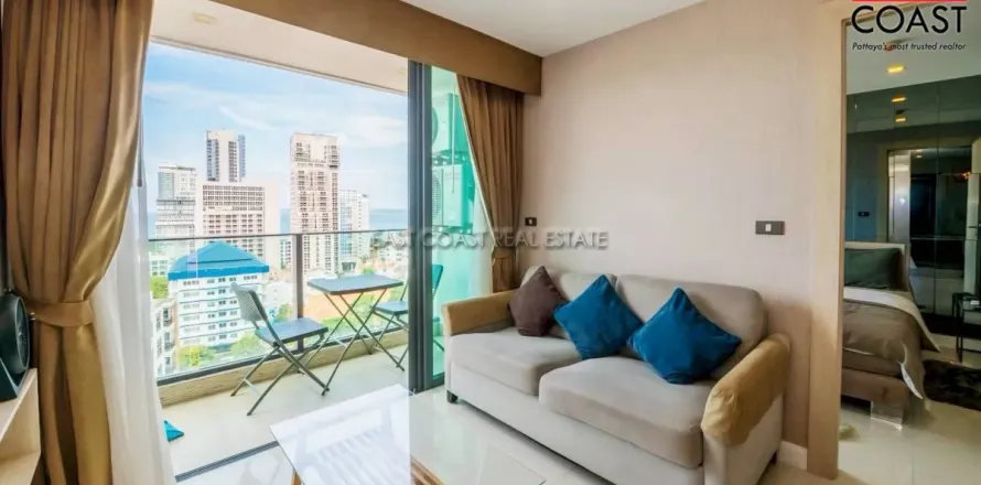 Condominio de 1 dormitorio en Pattaya, Tailandia № 212605