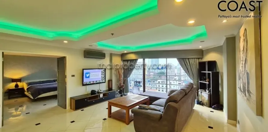 Condominio de 2 dormitorios en Jomtien Beach, Pattaya, Tailandia № 212607