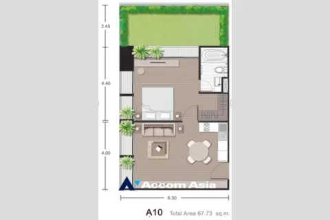 Eigentumswohnung in Watthana, Bangkok, Thailand, 2 Schlafzimmer № 216535 - Foto 30