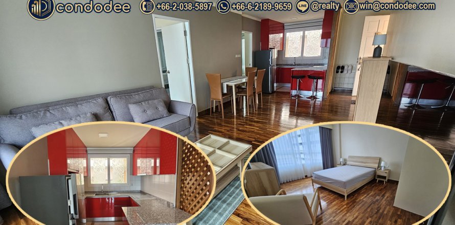 Condo à Watthana, Bangkok, Thaïlande, 2 chambres № 201070