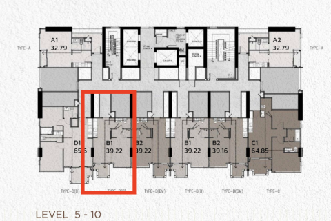 Студия в кондо в Паттайе, Таиланд № 170608 - фото 8