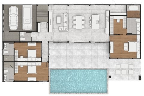 Villa in Hua Hin, Thailand 3 bedrooms № 166251 - photo 19