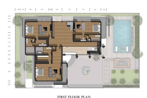 Вилла в Пхукете, Таиланд с 3 спальнями  № 166248 - фото 11