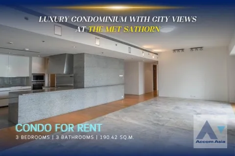 Condo à Sathon, Bangkok, Thaïlande, 3 chambres  № 214640