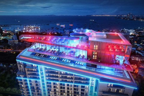 Studio dans le Condo à Pattaya, Thaïlande № 154745 - photo 3