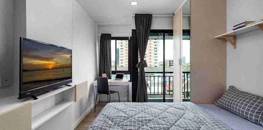 Condo à Bangkok, Thaïlande, 1 chambre № 208738