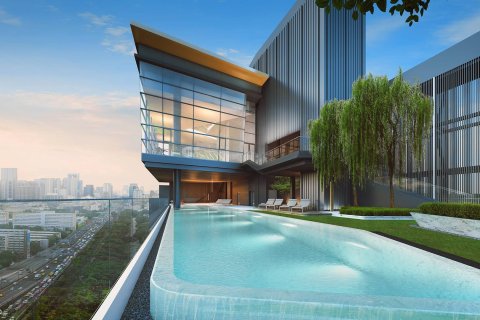 Студия в кондо в Ратчатхеви, Бангкок, Таиланд № 154463 - фото 1