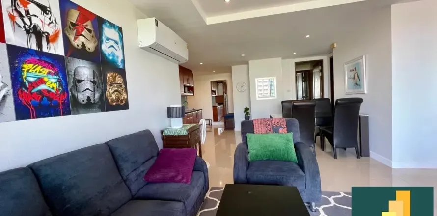 Condominio de 2 dormitorios en Jomtien Beach, Pattaya, Tailandia № 210686