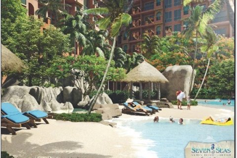 Кондоминиум с 1 спальней в Паттайе, Таиланд в Seven Seas Condo Resort № 204603