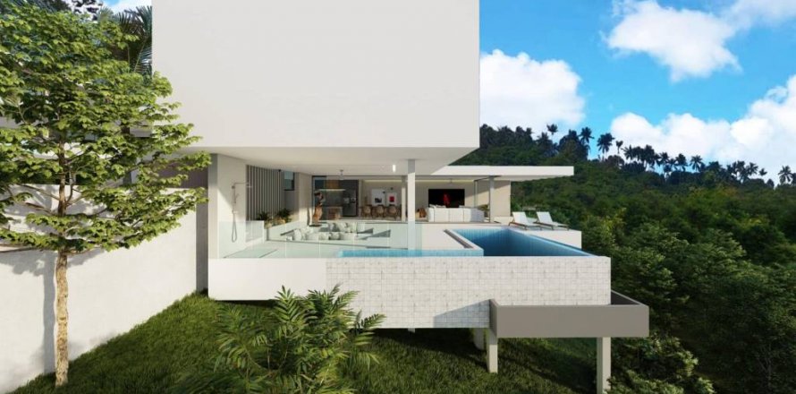 Вилла в Самуи, Таиланд с 3 спальнями  № 115305