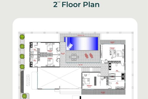 Вилла в Паттайе, Таиланд с 5 спальнями  № 165574 - фото 25