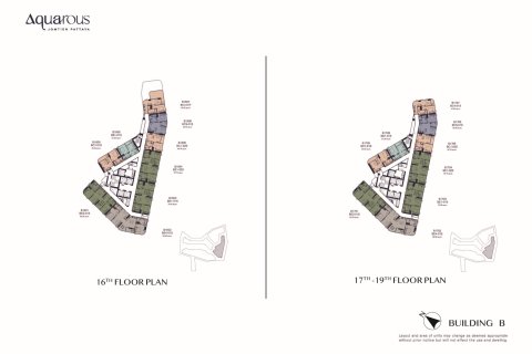 Condo à Pattaya, Thaïlande, 2 chambres  № 165546 - photo 17