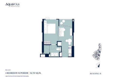 Condo in Pattaya, Thailand, 1 bedroom  № 165550 - photo 16