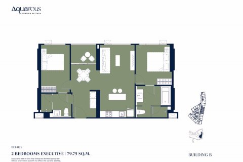 Condo à Pattaya, Thaïlande, 2 chambres № 165547 - photo 20