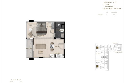 คอนโดมิเนียมในพัทยา, ประเทศไทย, 1 ห้องนอน № 203619 - รูปถ่าย 13