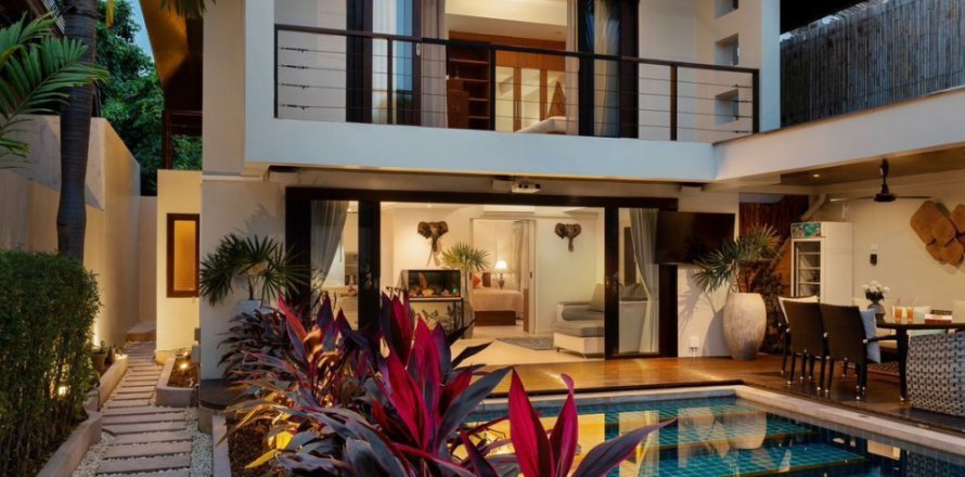 Вилла в Самуи, Таиланд с 3 спальнями  № 148520