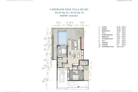 Villa à Hua Hin, Thaïlande 2 chambres № 166075 - photo 10