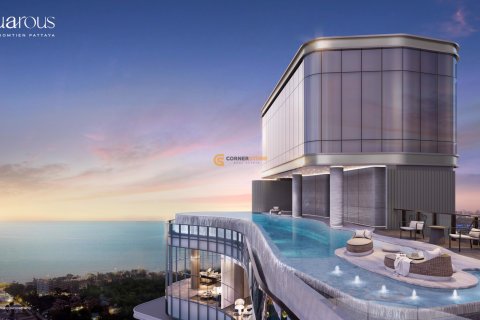 Studio dans le Condo sur Jomtien Beach, Pattaya, Thaïlande  № 113397 - photo 5