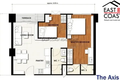 Condominio de 2 dormitorios en Pattaya, Tailandia № 213153 - foto 17