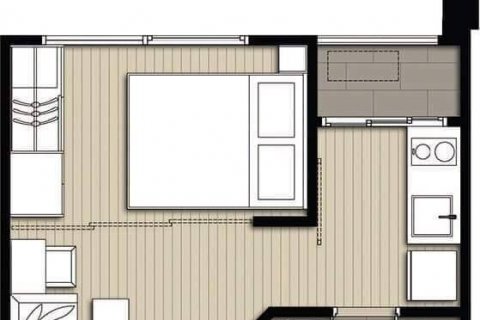 Studio dans le Condo à Bangkok, Thaïlande  № 143918 - photo 9