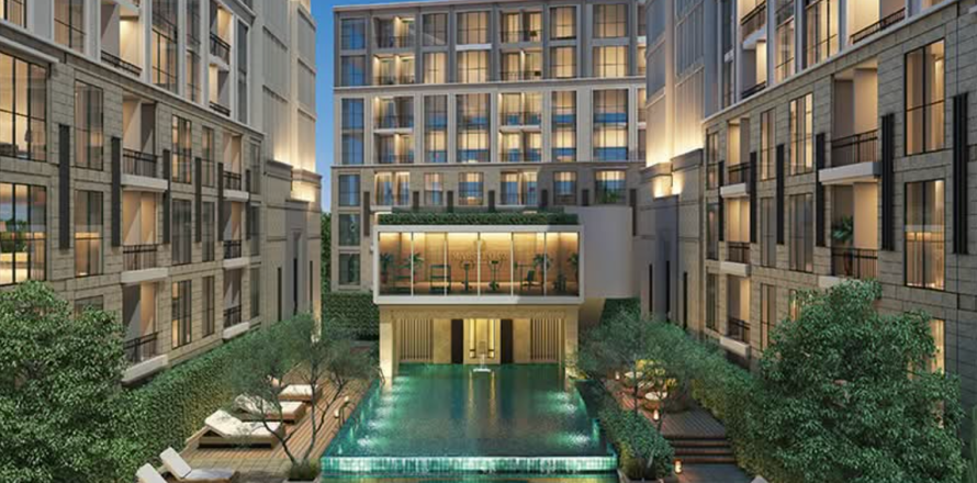 Condo à Bangkok, Thaïlande, 2 chambres  № 171393