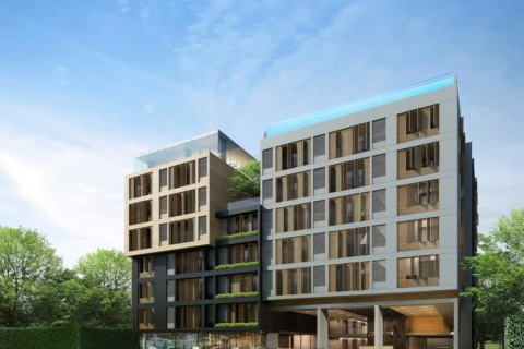 Condo à Bangkok, Thaïlande, 2 chambres  № 171394