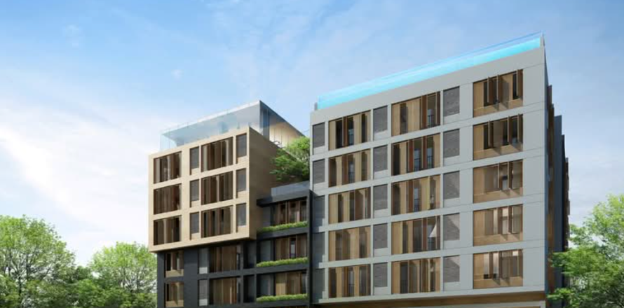 Condo à Bangkok, Thaïlande, 2 chambres  № 171394