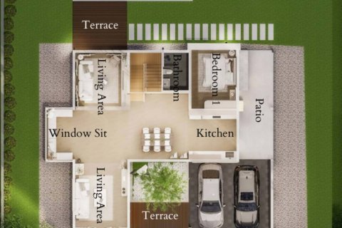 Вилла в Чиангмае, Таиланд с 4 спальнями  № 171553 - фото 8