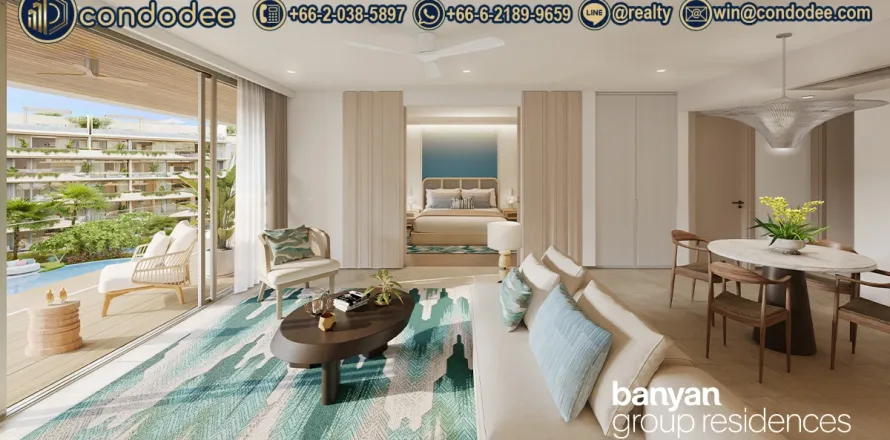 Condo in Bangkok, Thailand, 2 bedrooms  № 201435