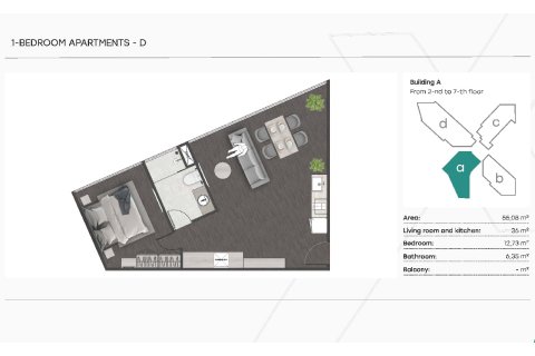 Condo à Rawai, Thaïlande, 1 chambre  № 165129 - photo 22