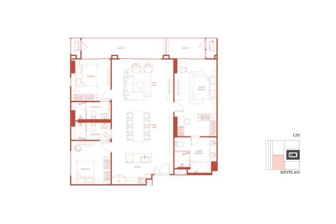 Condo à Bangkok, Thaïlande, 3 chambres  № 165365 - photo 12