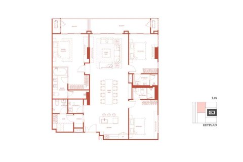 Condo à Bangkok, Thaïlande, 3 chambres  № 165366 - photo 14