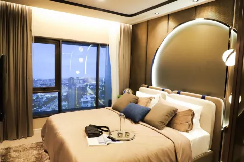 Дуплекс в Бангкоке, Таиланд с 2 спальнями  № 139842 - фото 2