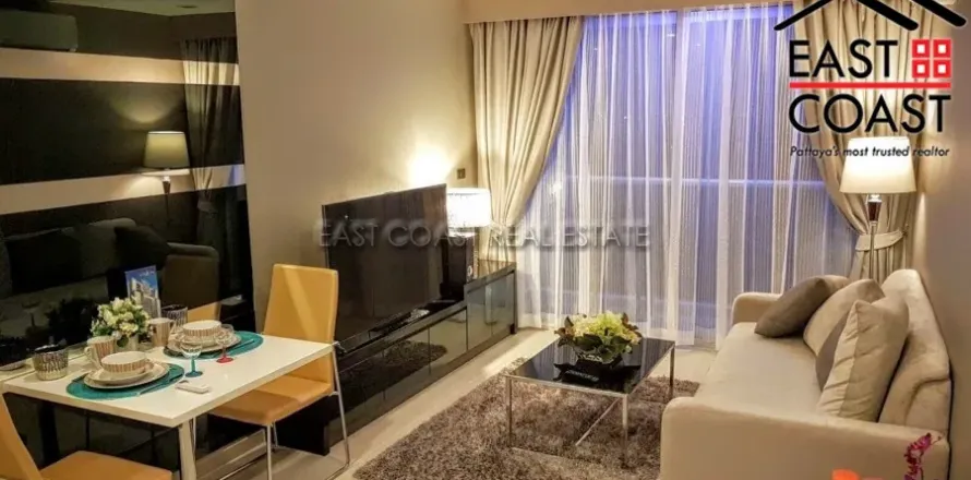 Condominio de 1 dormitorio en Pattaya, Tailandia № 212376