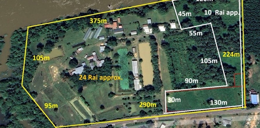 Terrain à Ubon Ratchathani, Thaïlande 16000 m2 № 156884