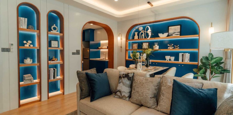 Condo à Phuket, Thaïlande, 1 chambre à Above Element Condominium  № 46499