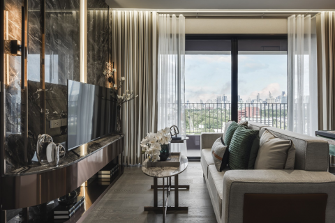 Condo à Khlong Toei, Bangkok, Thaïlande, 2 chambres  № 140190 - photo 1