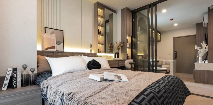 Studio in the Condo in Chatuchak, Bangkok, Thailand  № 153679