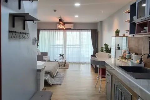 Студия в кондо на Пляж Джомтьен, Паттайя, Таиланд № 210530 - фото 12