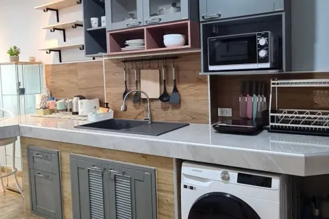 Студия в кондо на Пляж Джомтьен, Паттайя, Таиланд № 210530 - фото 11