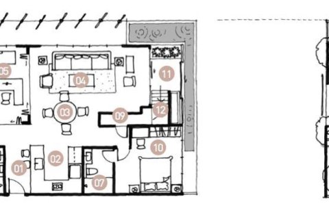 Penthouse in Bangkok, Thailand 3 bedrooms № 180993 - photo 16
