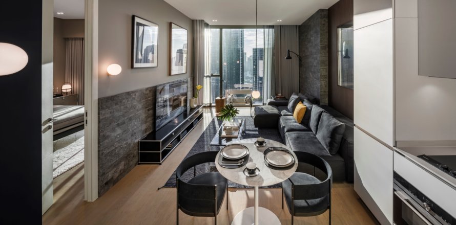 Condo à Bangkok, Thaïlande, 1 chambre  № 180989
